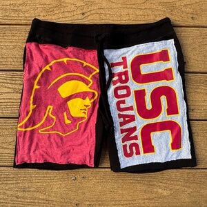 USC Trojans Custom Reworked Black shorts large
